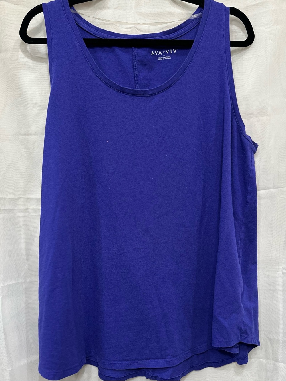 Ava & Viv Royal Blue Scoop Neck Tank Top